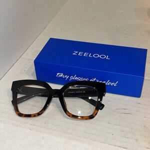 Zeelool Malcolm Glasses Burnt Umber Square Womens Accessory Glasses D1